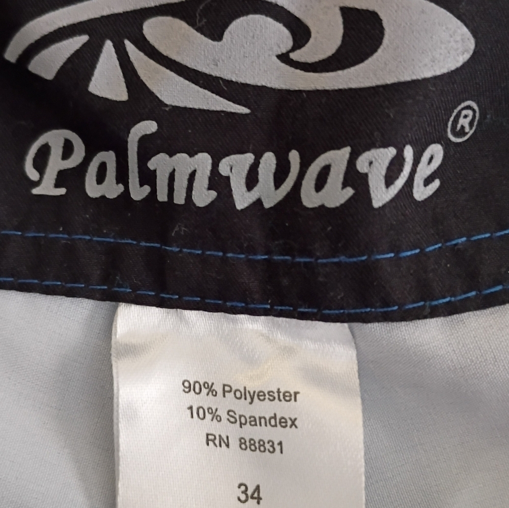 Palmwave Palmtree Pattern Board Shorts - Picture 3 of 3